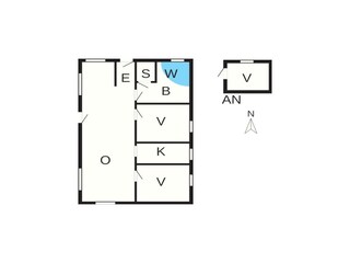 Ferienhaus Hou Grundriss 34