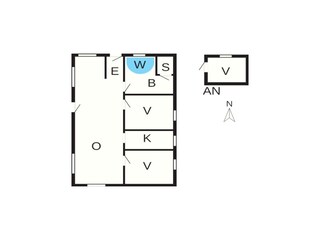 Maison de vacances Hou Plan d'étage 6