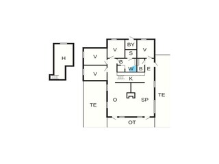 Casa per le vacanze Lyngså Pianta del piano 34