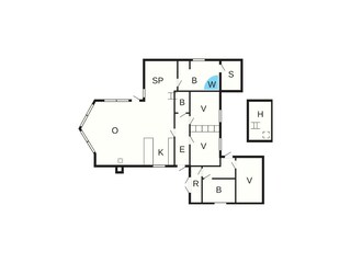Vakantiehuis Fåborg Grondplan 29