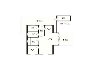Vakantiehuis Ansager Grondplan 36