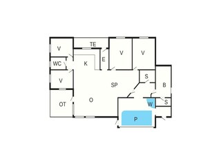 Holiday house Klitmøller Floor Plan 7