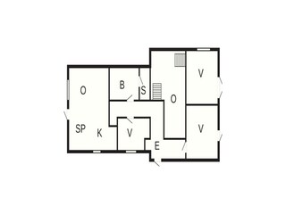 Vakantiehuis Binderup Strand Grondplan 41