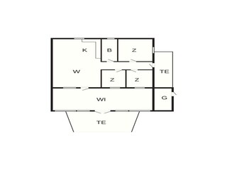 Vakantiehuis Ejsingholm Grondplan 40
