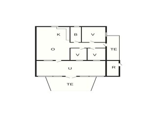 Vakantiehuis Ejsingholm Grondplan 39