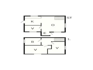 Casa per le vacanze Havneby Pianta del piano 44