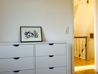 Bedroom 2, view towards hallway