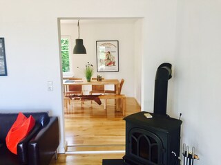 Cosiness thanks to the cast-iron stove