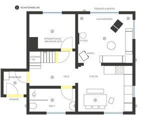 Schatzinsel ground floor floor plan