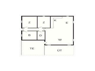 Maison de vacances Henne Strand Plan d'étage 5