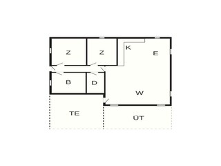 Ferienhaus Henne Strand Grundriss 5