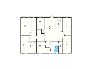 Vakantiehuis Virksund Grondplan 62