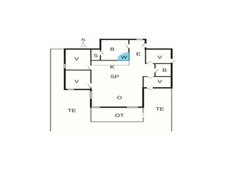 Maison de vacances Aalbæk Plan d'étage 21