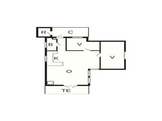 Casa de vacaciones Ebeltoft Plano de planta 2