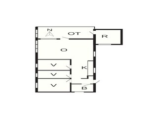 Vakantiehuis Handbjerg Grondplan 37