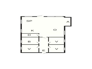 Casa per le vacanze Blåvand Pianta del piano 40