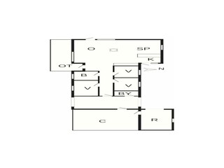 Vakantiehuis Løkken Grondplan 33