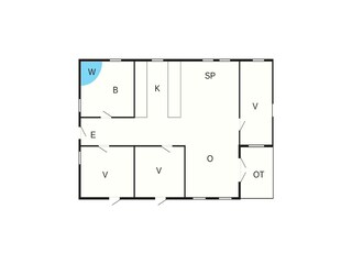 Casa per le vacanze Hou Pianta del piano 31