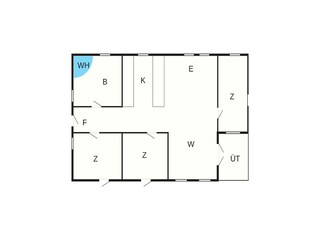 Ferienhaus Hou Grundriss 8