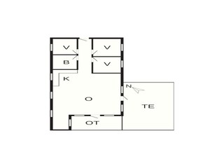 Maison de vacances Rønde Plan d'étage 27