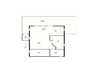 Maison de vacances Aalbæk Plan d'étage 25