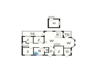 Vakantiehuis Klitmøller Grondplan 9