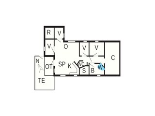 Holiday house Søndervig Floor Plan 4