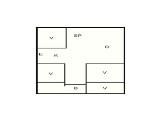 Vakantiehuis Tversted Grondplan 22