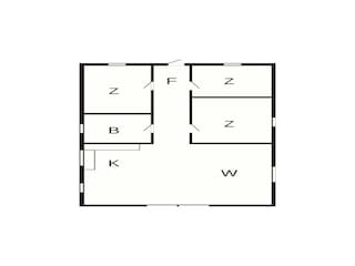 Vakantiehuis Arrild Grondplan 4
