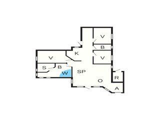 Vakantiehuis Løkken Grondplan 35