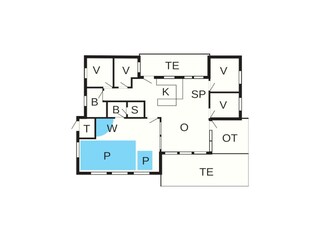 Holiday house Thorup Strand Floor Plan 4