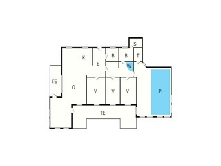 Vakantiehuis Slettestrand Grondplan 39