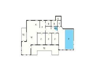 Vakantiehuis Slettestrand Grondplan 28