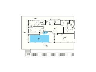 Vakantiehuis Ebeltoft Grondplan 35