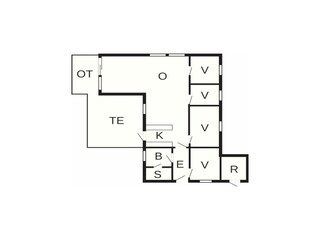 Vakantiehuis Vejlby Grondplan 10