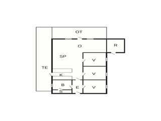 Vakantiehuis Ebeltoft Grondplan 38