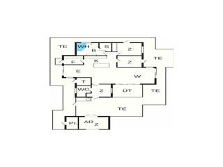 Vakantiehuis Tranum Strand Grondplan 49