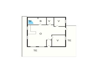 Vakantiehuis Løkken Grondplan 32