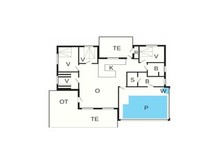 Casa per le vacanze Blokhus Pianta del piano 37