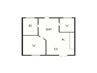 Appartamento Aakirkeby Pianta del piano 18