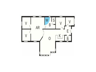 Vakantiehuis Hals Grondplan 21