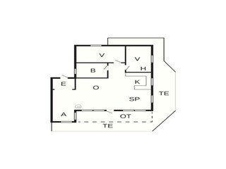 Maison de vacances Gjellerodde Plan d'étage 37