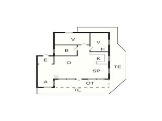 Casa per le vacanze Gjellerodde Pianta del piano 37