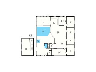 Vakantiehuis Sønderballe Grondplan 33