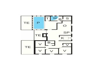 Vakantiehuis Høll Grondplan 37