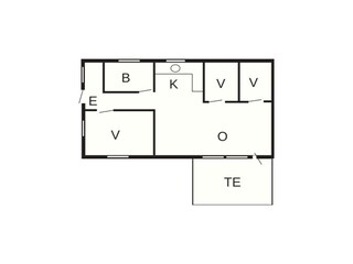 Maison de vacances Ulvshale Plan d'étage 45