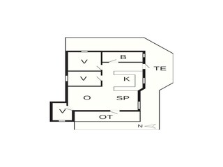 Casa de vacaciones Løkken Plano de planta 3