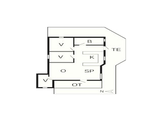 Ferienhaus Løkken Grundriss 3