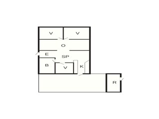 Holiday house Sønderho Sogn Floor Plan 34