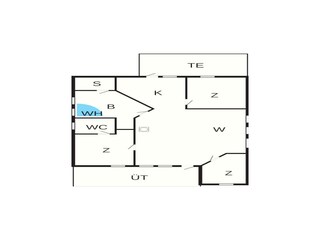 Maison de vacances Oksbøl Plan d'étage 43